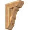 Ekena Millwork Balboa Slat Rough Sawn Bracket w/ Offset Brace, Western Red Cedar, 8"W x 20"D x 28"H BKT0806X20X28BOA06RWR - alternate 1